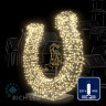 Светодиодная гирлянда Rich LED 10 м, 100 LED, 220 В, соединяемая, белый резиновый провод, теплая белая, арт. RL-S10C-220V-RW/WW