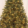 Искусственная елка Рождественская 210 см., 100% литые ветки, 570 теплых белых Led ламп, арт. 63210