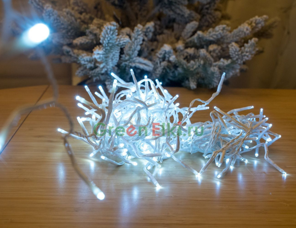 Светодиодная гирлянда с контроллером 18 м., 240 LED ламп, холодный белый, Kaemingk, арт. 494154
