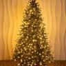 Искусственная елка Никольская 210 см., 100% литые ветки, 450 теплых белых Led ламп, арт. 68210