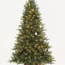Искусственная елка Никольская 210 см., 100% литые ветки, 450 теплых белых Led ламп, арт. 68210