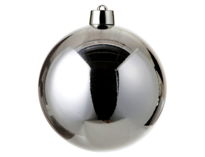 Пластиковый шар 500 мм., серебряный, глянцевый, арт. 1131301