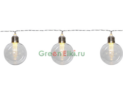 Светодиодная гирлянда Solar Chania на солнечной батарее, 2,45 м, прозрачный провод, арт. 481-05