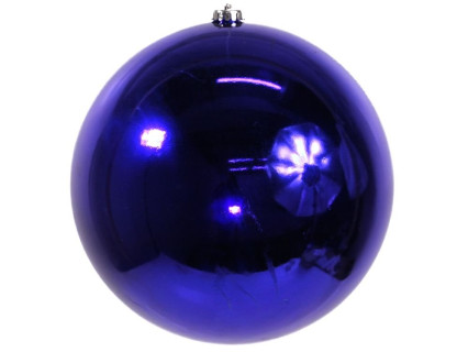 Пластиковый шар 150 мм., синий, глянцевый, арт. JNP004-S