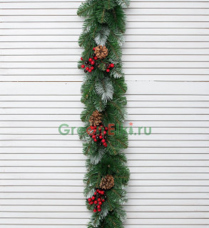 Гирлянда хвойная Очарование, длина 2,8 м., диаметр 30 см., арт. 23045