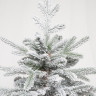 Искусственная елка Сибирская заснеженная 240 см., литые ветки + пвх, арт. 66240