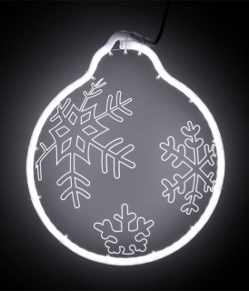 Светодиодная акриловая фигура Шар, модель №2, белый, LaitCom арт. HFS2-2W 13-070