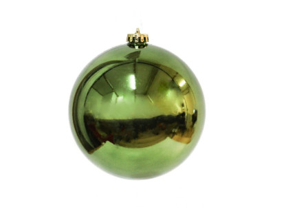 Пластиковый шар 150 мм., зеленый, глянцевый, арт. JNP171502
