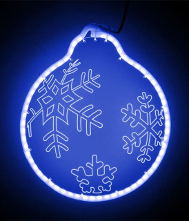 Светодиодная акриловая фигура Шар, модель №2, синий, LaitCom, арт. HFS2-2B 13-072