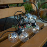 Светодиодная гирлянда из лампочек Bulbs Balls 2,7 м, черный провод, арт. 491160