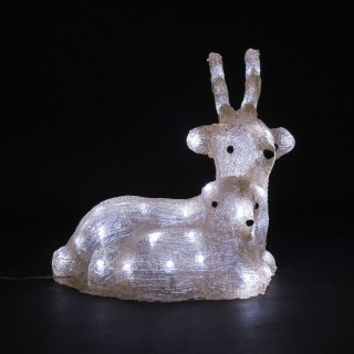 Светодиодная фигура Олень с детенышем, 30 см., LaitCom, арт. 9490910 14-080