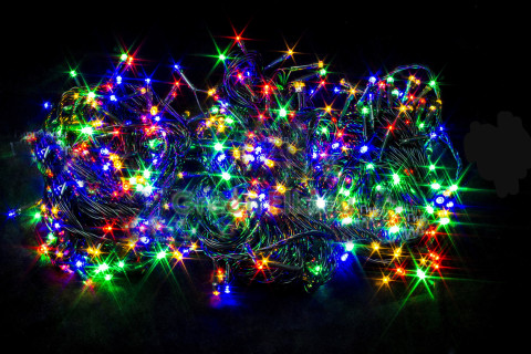 Светодиодная нить стандартная 500 led мульти 35 м.; черн-пр, IP 20 (m.01.5B.500-)
