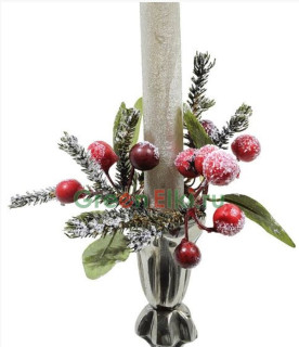 Подсвечник - венок для свечи Изящный 13 см, KAEMINGK, арт. 75911