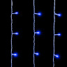 Светодиодный занавес 2х1, м., прозр. пр., синий, LaitCom, арт. PCL202-10-2B 01-093