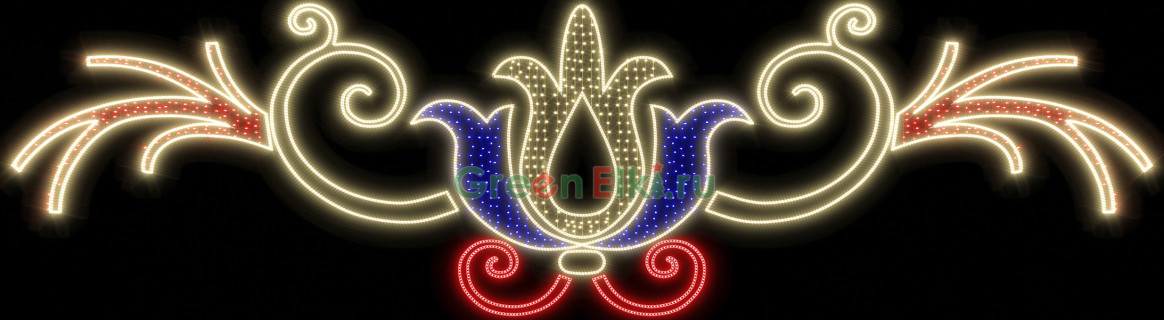 Светодиодная перетяжка Феникс, 400х150 см, 220V  