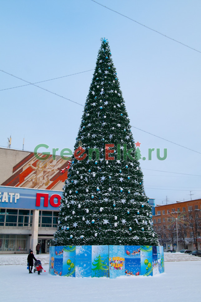 Ель каркасная Уральская 13 м, ПВХ-пленка