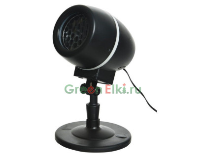 Светодиодный проектор Кружащиеся Снежинки 15x35 см, LED-огни, арт. 494539