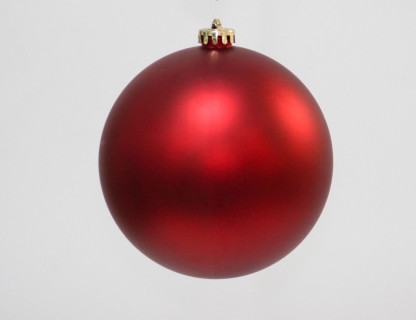 Пластиковый шар 150 мм., красный, матовый, Ели Пенери, арт. JNP171501