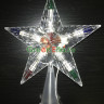 Светодиодная макушка Звезда, мульти цвет лампочек.