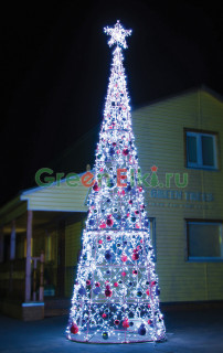 Светодиодная конструкция елка Карнавал, высота 4 м