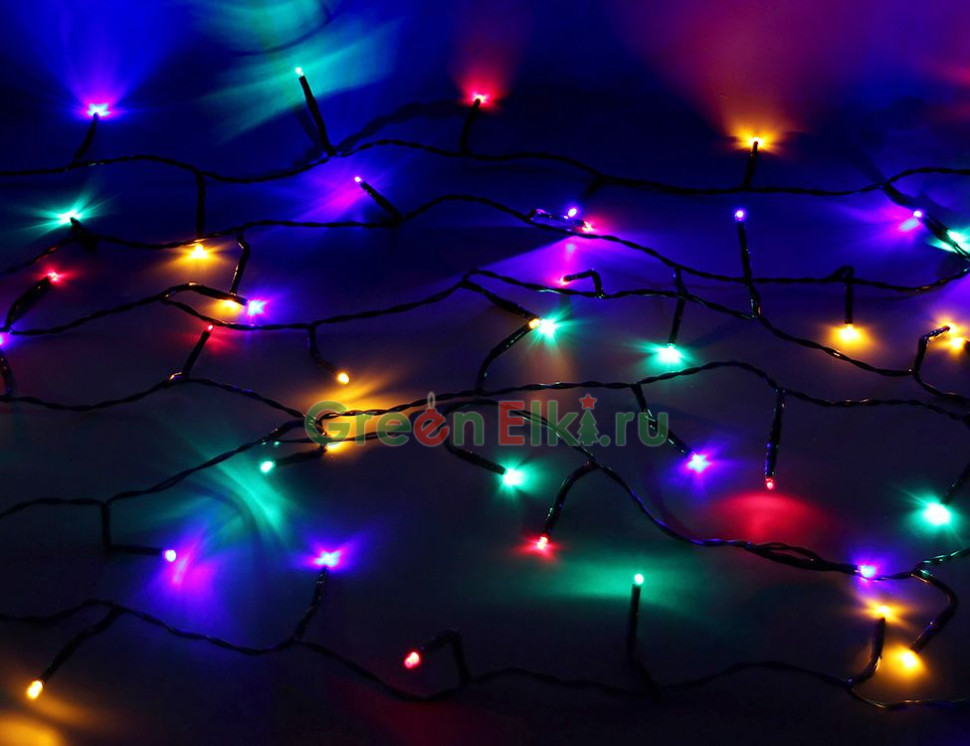 Светодиодная гирлянда с контроллером 27 м., 360 LED ламп, мультицвет, Kaemingk, арт. 494169