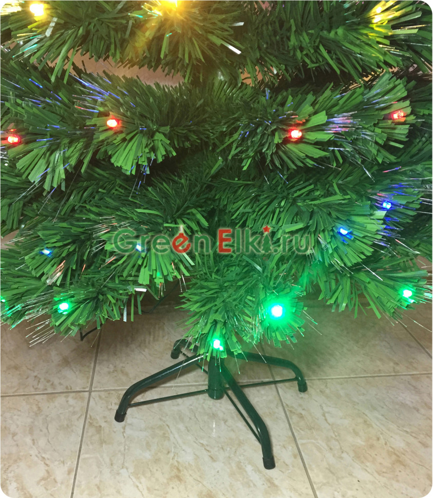 Елка-световод оптоволоконная  со светодиодами 240 см