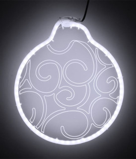 Светодиодная акриловая фигура Шар, модель №3, белый, LaitCom, арт. HFS3-2W 13-080