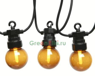 Светодиодная гирлянда в стиле ретро Янтарь 9.5 м, арт. 165154