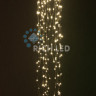 Светодиодные Дреды Rich LED, 150 см, теплые белые, соединяемые, 288 LED, черный провод, арт. RL-DR1.5-B/WW