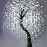 Светодиодное дерево Плакучая Ива, 1208 led, 230 см., белое свечение, LaitCom, арт. 12-092