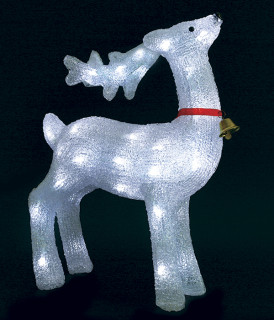 Светодиодная фигура Олень, 40 Led, 38 см., 24V/220V, LaitCom, арт. AS40B-2W 14-054