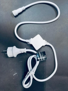 Блок питания универсальный для статичных и флэш изделий Rich LED, возможно соединить до 10-ти шт, 220 В, 4А, провод белый, арт. RL-220AC/DC-4AF-W