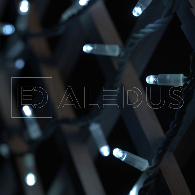 Электрогирлянда Нить ALEDUS 10 м, белый провод, каучук, белый, арт. S-WR-10M-W
